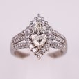 PT900 ダイアイリリング 1.017ct 0.56ct 4.60g