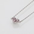 K18WG ピンクサファイアイリブレスレット 0.29ct 1.30g　拡大