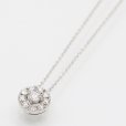 PT999/850 ダイアイリペンダントネックレス 0.28ct 2.90g