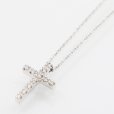 スタージュエリー　K18WG ダイアイリペンダントネックレス 0.11ct 2.80g