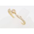 セイレーン　アズーロ K18 ダイアイリリング 0.15ct 0.01ct 1.90g　サイド