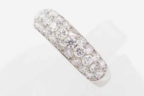 PT950 ダイアイリリング 2.00ct 5.30g　サイド