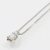 ヴァンドーム　PT850/950 ダイアイリペンダントネックレス 0.27ct 2.80g