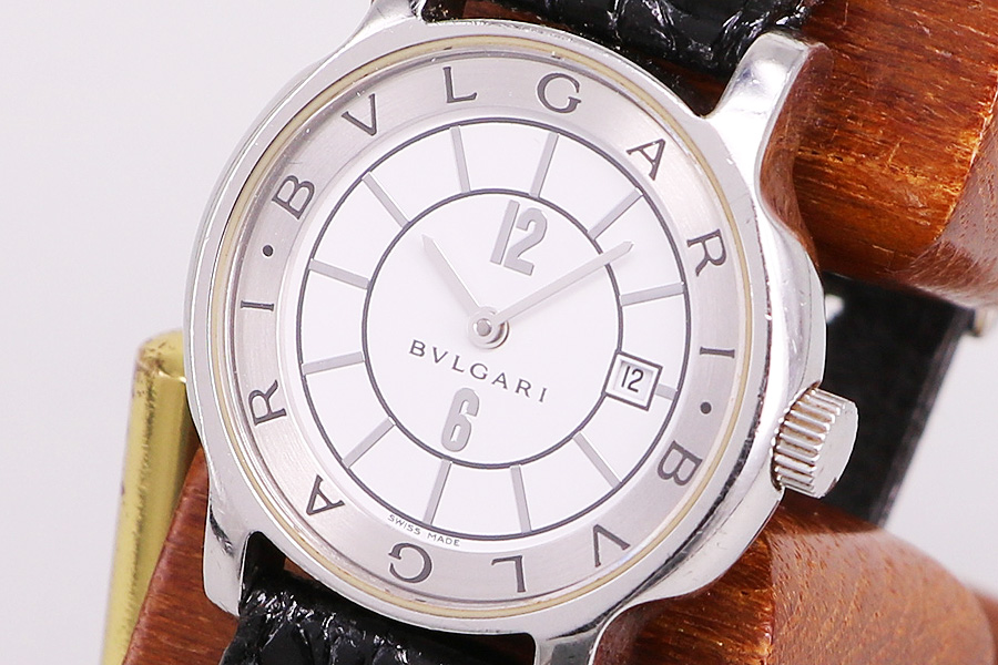 ブルガリ 腕時計 ソロテンポ ST29S SS 白