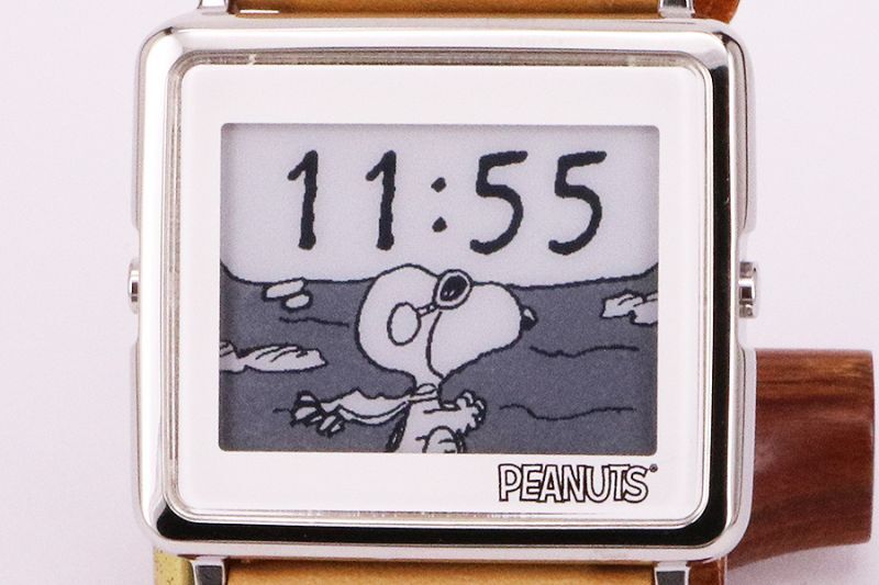独特の素材 スヌーピー スマートキャンバス PEANUTSSPORTS 腕時計 ...