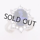 画像: PT900 タンザナイトダイアイリリング 5.313ct 1.40ct 9.10g