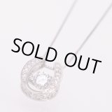 画像: PT850/900 ダイアイリペンダントネックレス 0.281ct 0.07ct 3.00g