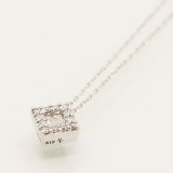 画像: ポンテヴェキオ　K18WG ダイアイリペンダントネックレス 0.13ct 1.40g