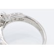 PT900 ダイアイリリング 0.577ct 0.87ct 7.60g　刻印