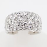 画像: ミキモト 750WG ダイアイリリング 2.12ct 11.20g