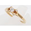 カルティエ　750PG バレリーナ ダイアイリリング 0.19ct 2.90g　サイド