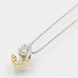 画像: 木内 賢治　PT850/900/K18 ダイアイリペンダントネックレス 0.382ct 0.09ct 5.90g