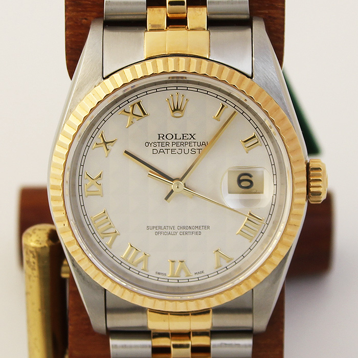 美品 純正 ROLEX 16233 DATEJUST 文字盤 ホワイトローマン - その他