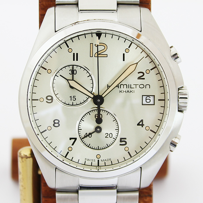 14,350円腕時計 ハミルトン カーキ クォーツ クロノグラフ H765120