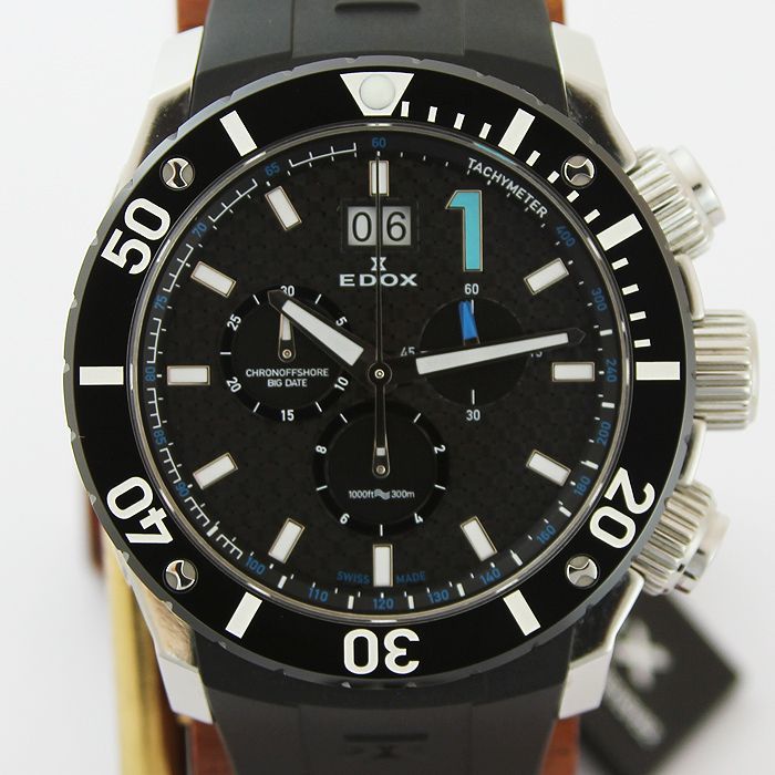 文字盤白カーボンダイヤルエドックスクラス1 - 腕時計(アナログ)