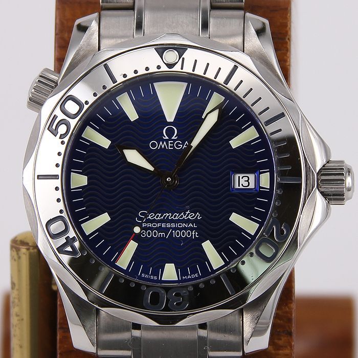 オメガ 腕時計 シーマスター300 プロフェッショナル ダイバー デイト 2221.80 ブルー文字盤 クオーツ メンズ OMEGA IT316151