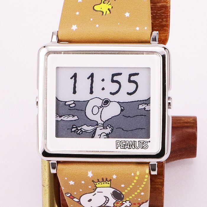 【希少】Smart Canvas 腕時計 デジタル スヌーピー ピーナッツそがのスマートキャンバス